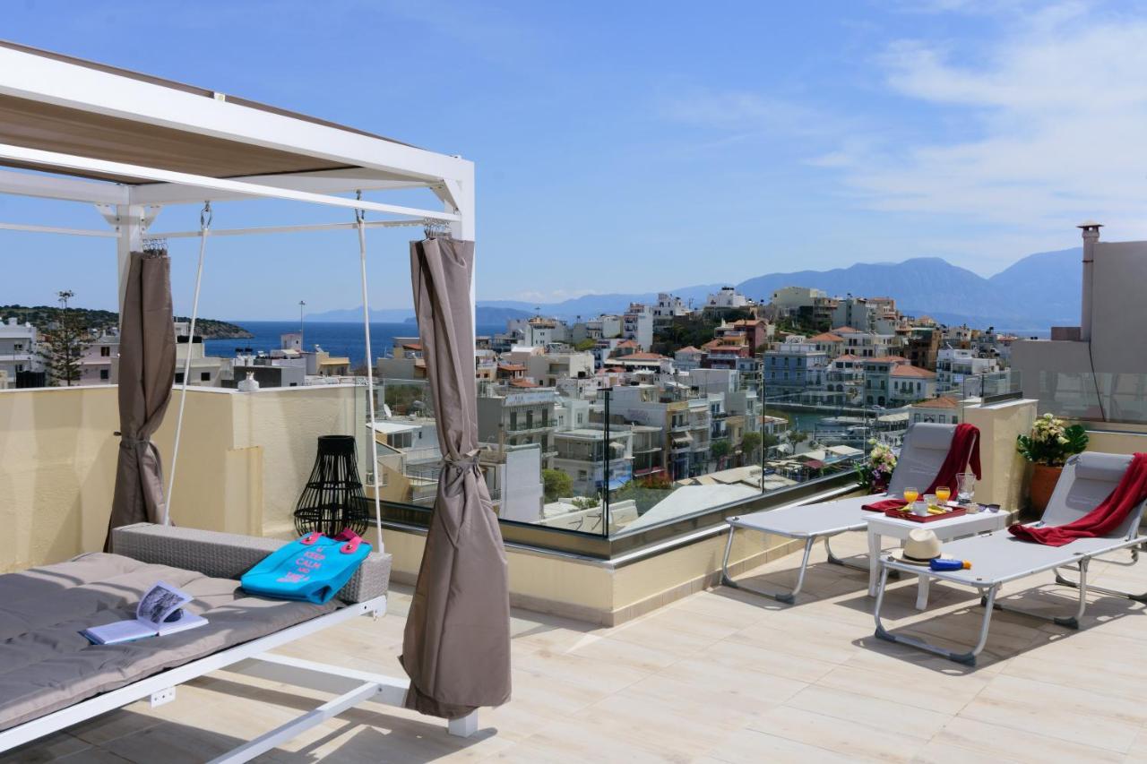 Luxury Lake View Center House Ágios Nikolaos Exterior foto