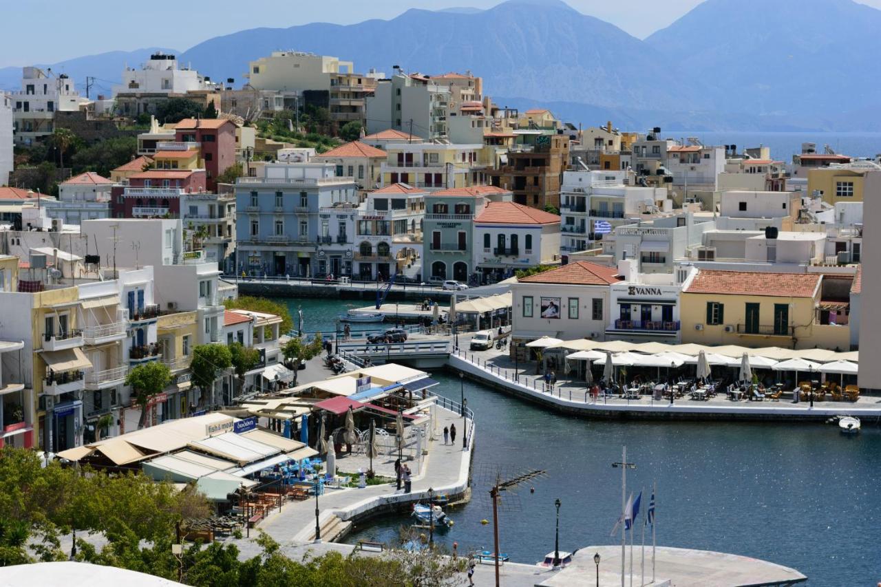 Luxury Lake View Center House Ágios Nikolaos Exterior foto